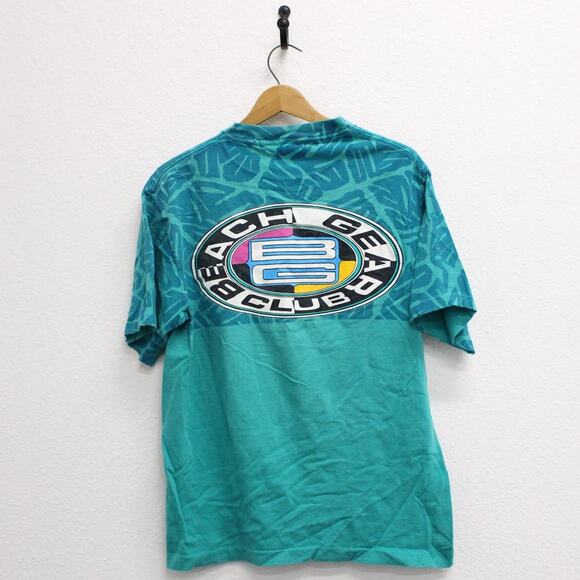 Vintage Beach Gear Graphic T Shirt Medium - Picture 1 of 8